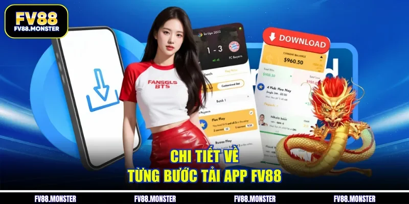 Chi tiết về từng bước tải app FV88 