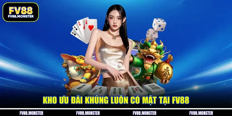 Kho ưu đãi khủng luôn có mặt tại FV88