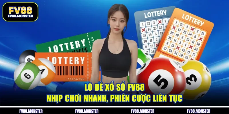 Lô đề xổ số FV88 nhịp chơi nhanh, phiên cược liên tục